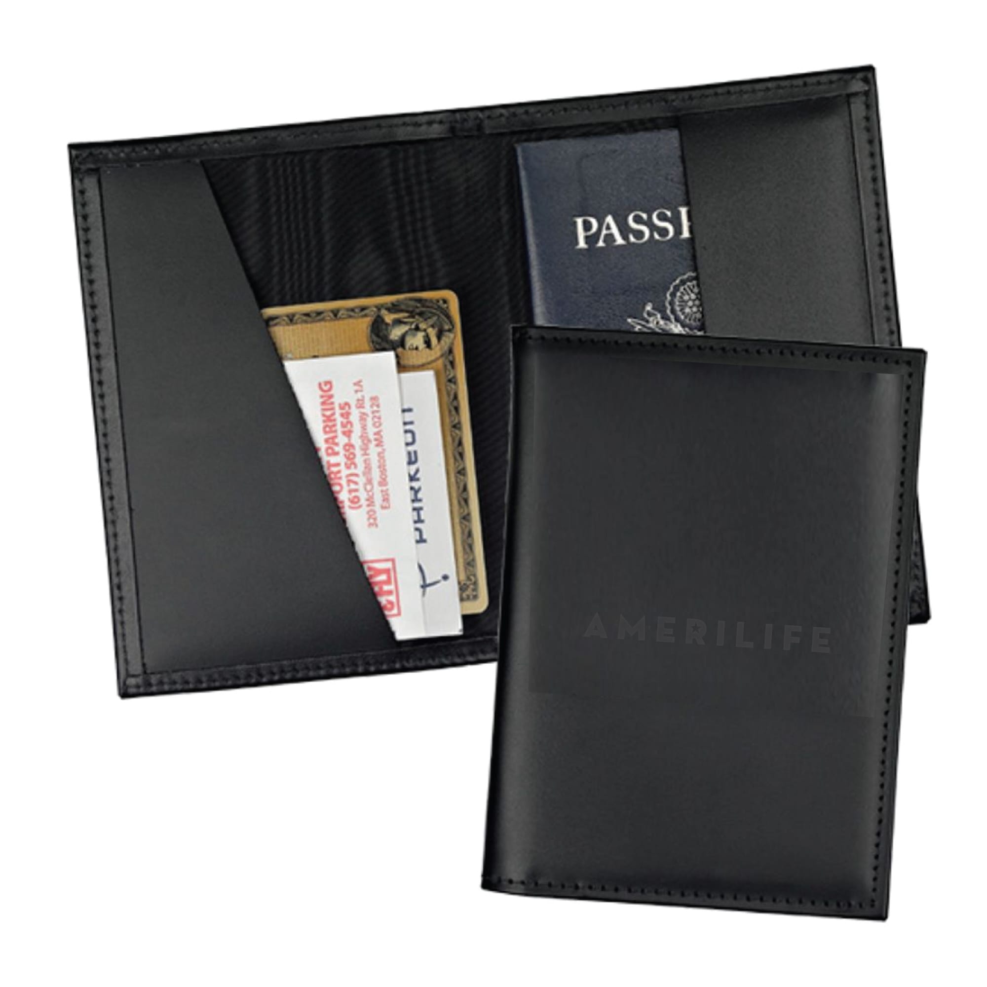 RFID Leather Passport Case