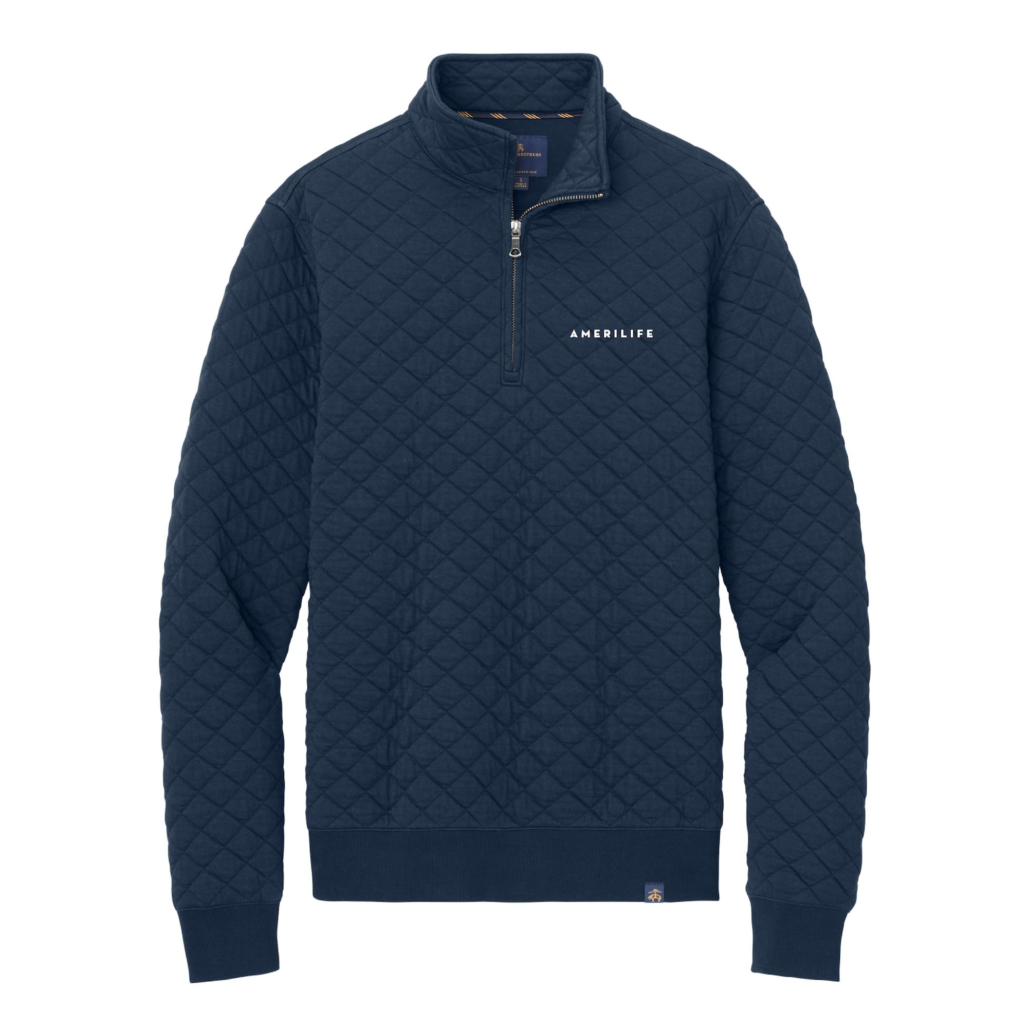 Brooks Brothers Diamond Quilt 1/4 Zip - Image 3