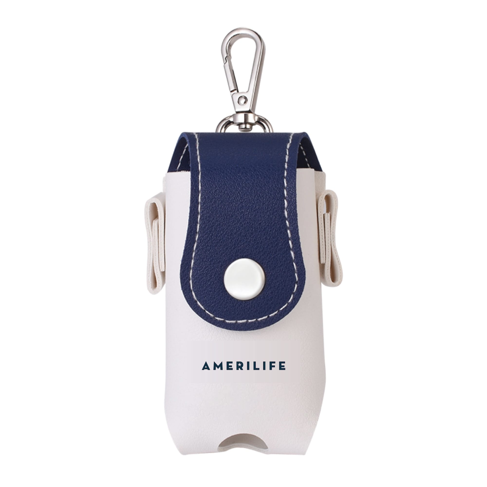 Golf Vegan Leather Belt Bag With Keychain